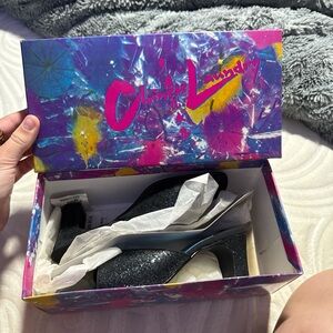 Chinese Laundry Sparkling Black Heels